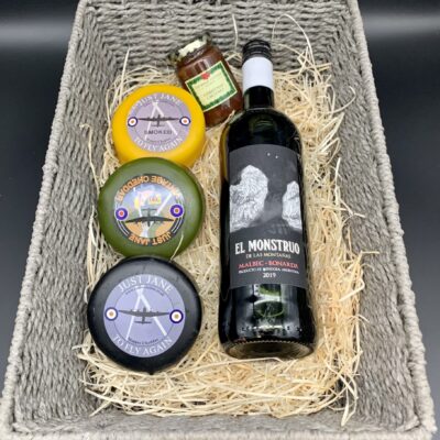 Cheese & Wine Hamper (A)